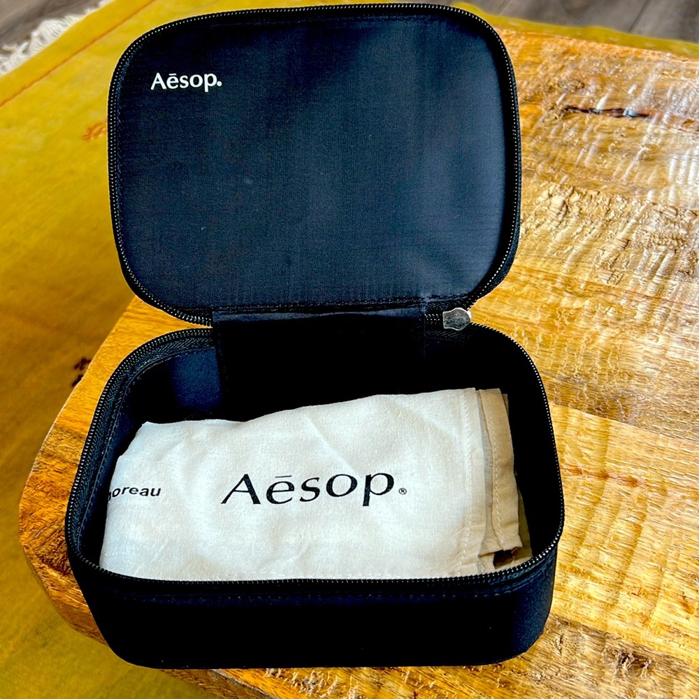 Never used Aesop Amsterdam Empty Kit Bag with Aesop linen cloth inside.